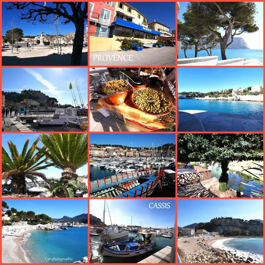 Mon Petit Paradis, Cassis Centre Apt 90 M2, 200 M Mer, Terr Plein Sud, Clim Park Prive Exterior photo