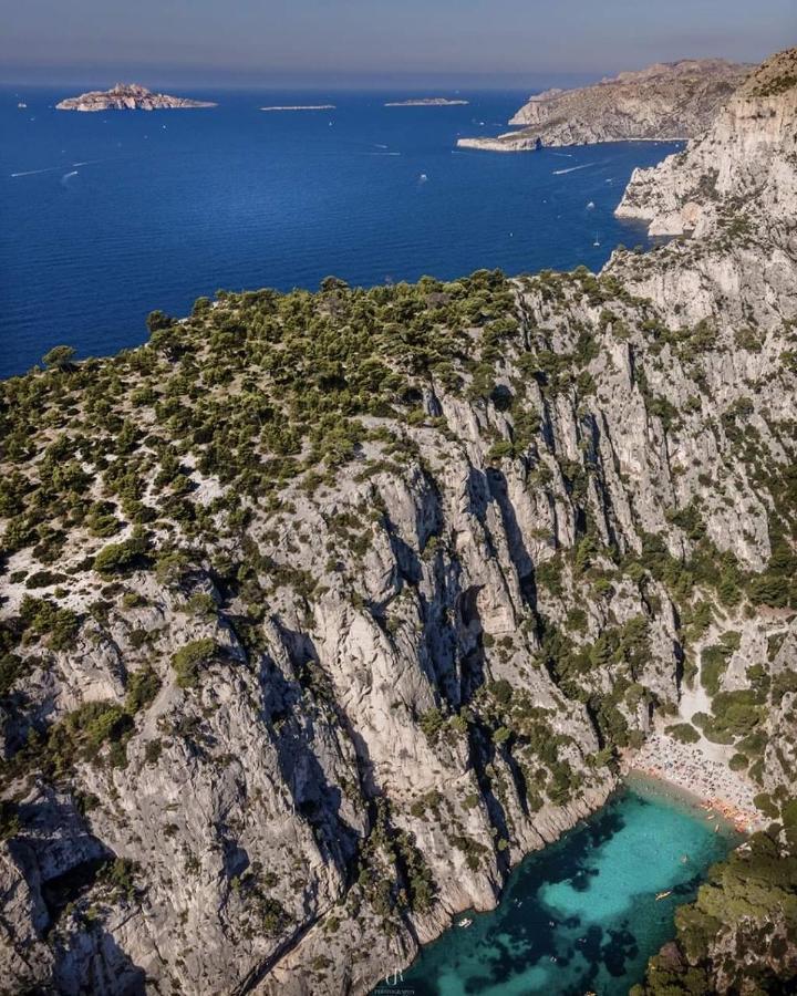 Mon Petit Paradis, Cassis Centre Apt 90 M2, 200 M Mer, Terr Plein Sud, Clim Park Prive Exterior photo